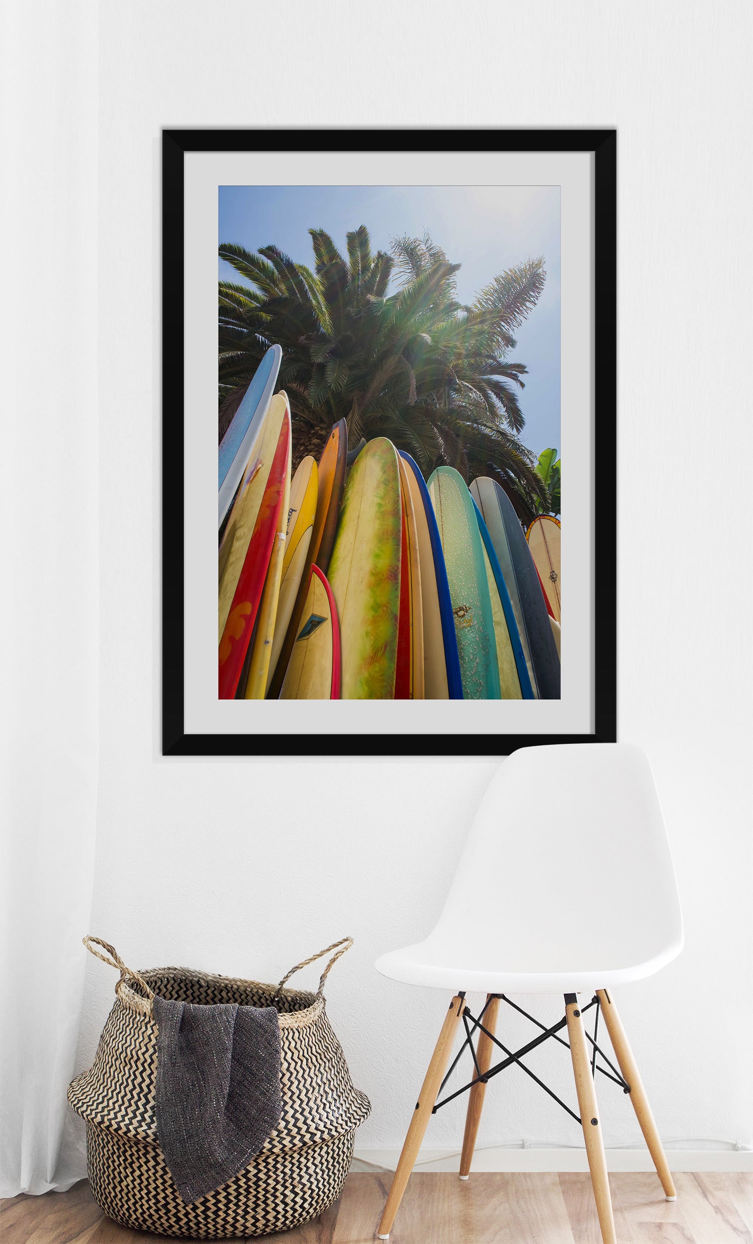 California print black frame lifestyle