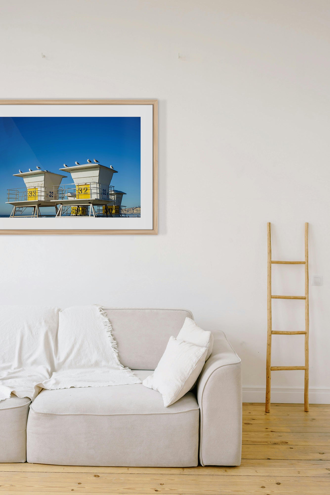 bird house print wood frame lifestyle