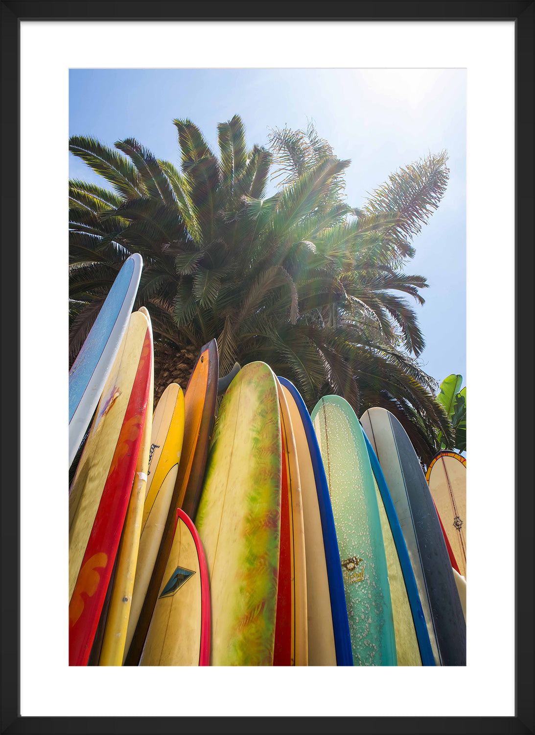 California print black frame