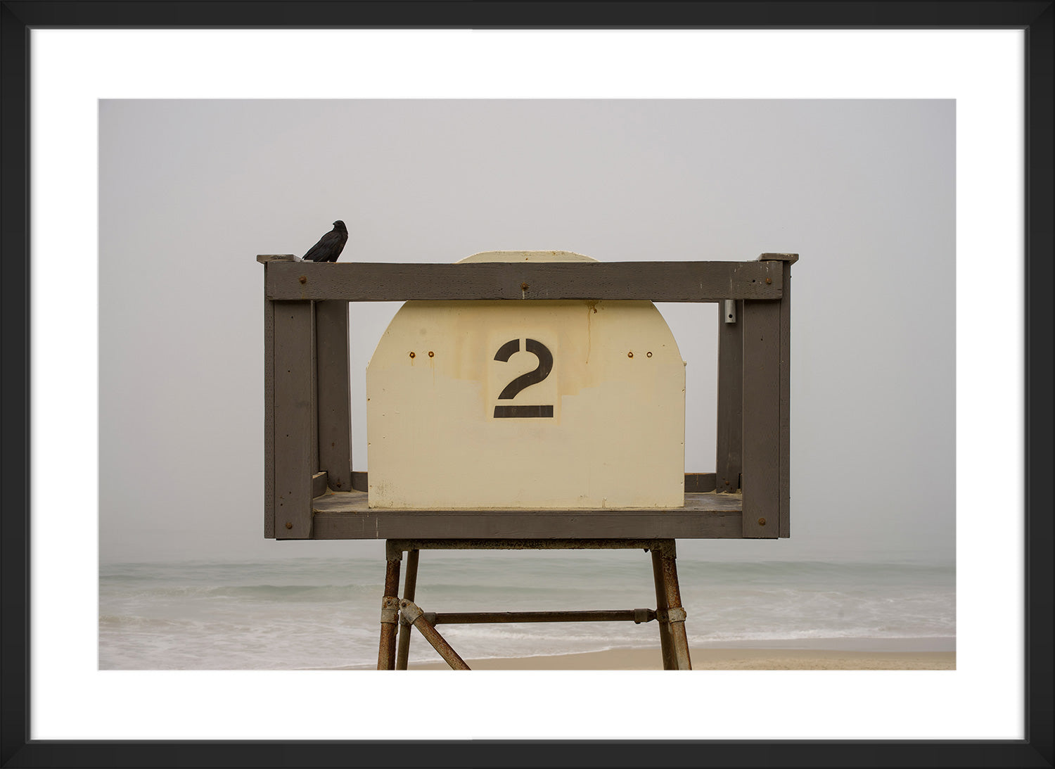 tower 2 print black frame