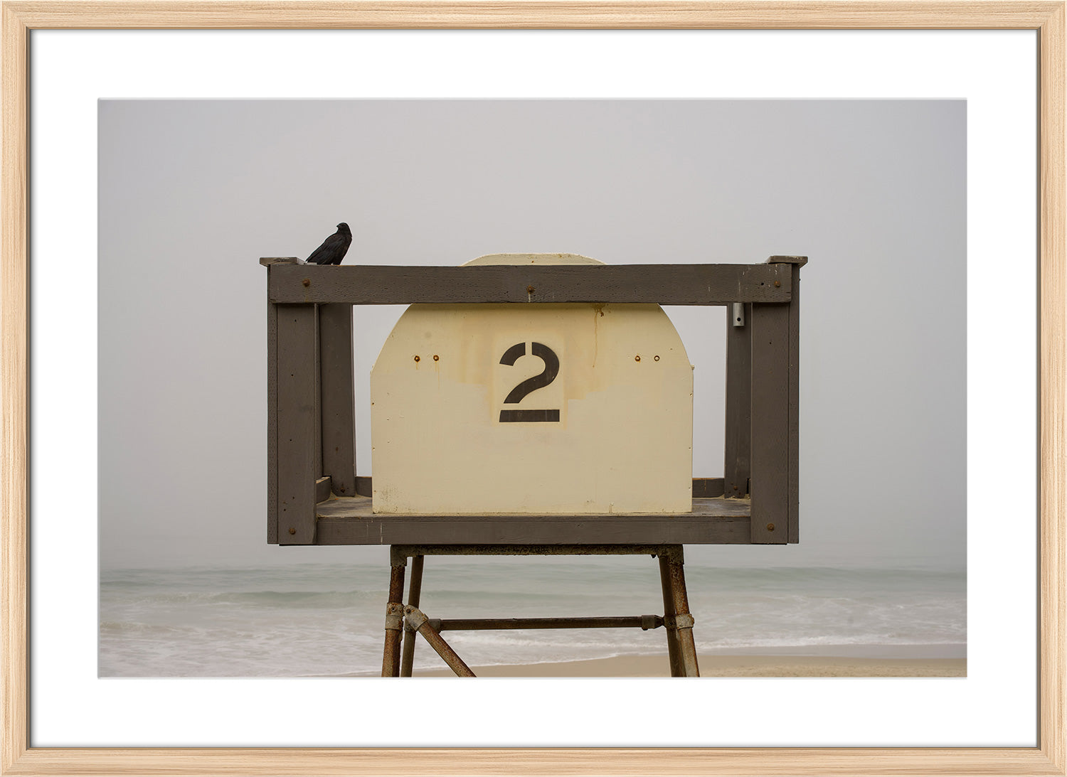 tower 2 print wood frame