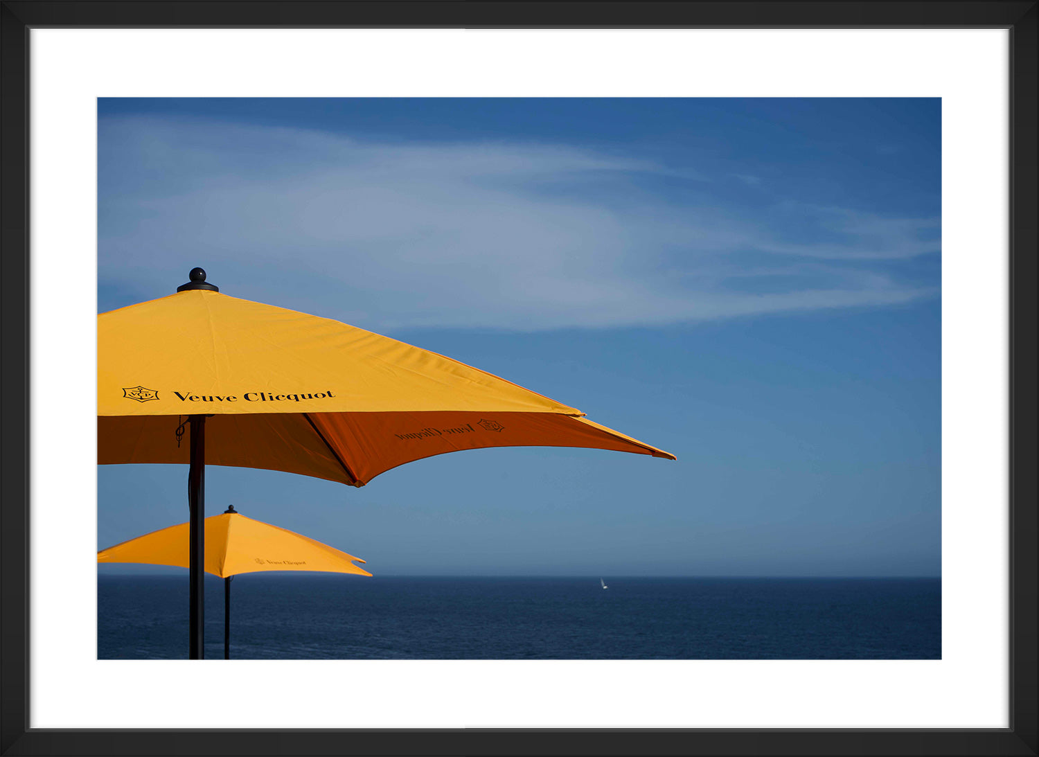 umbrella print black frame