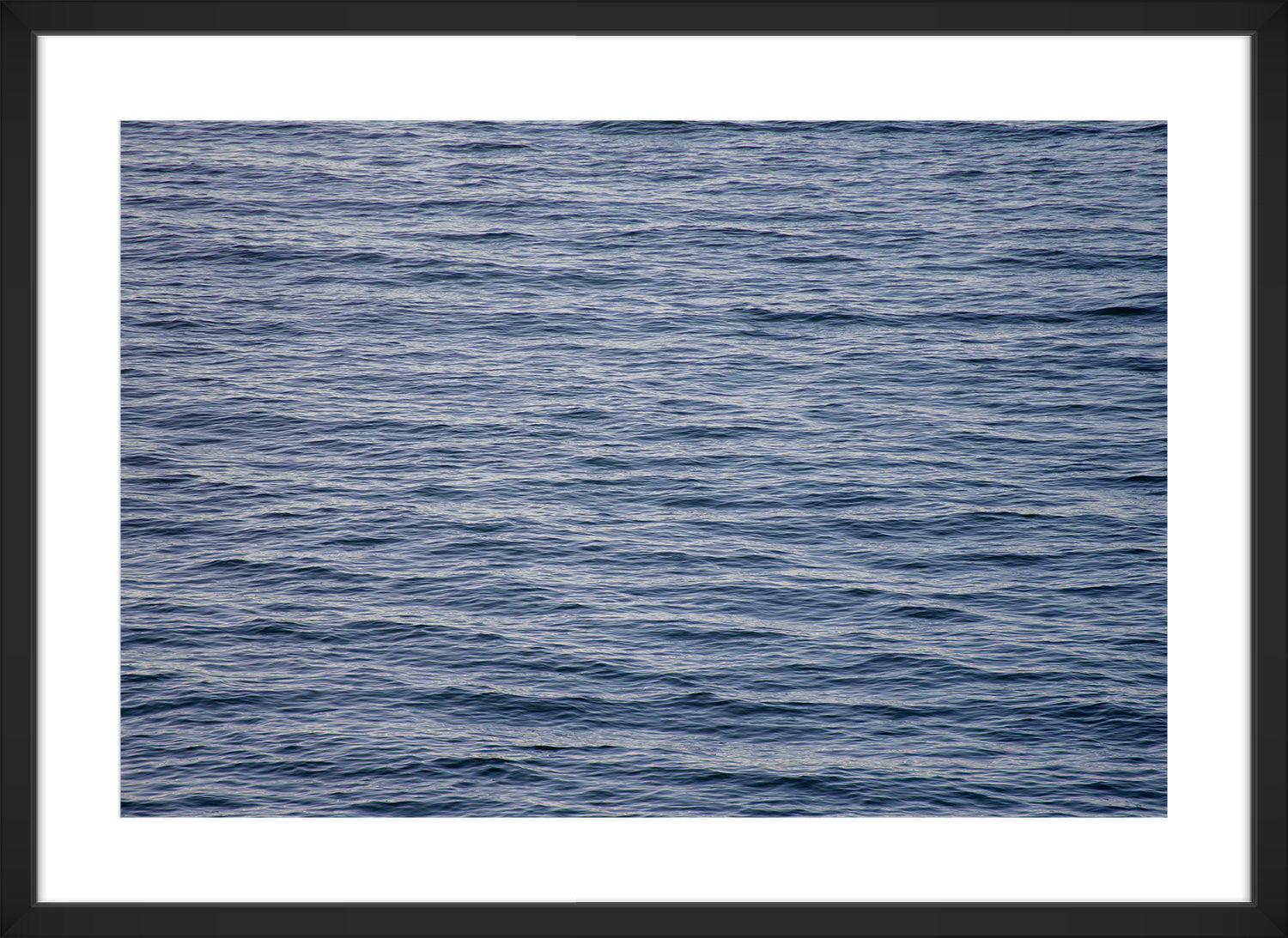 ocean print black frame