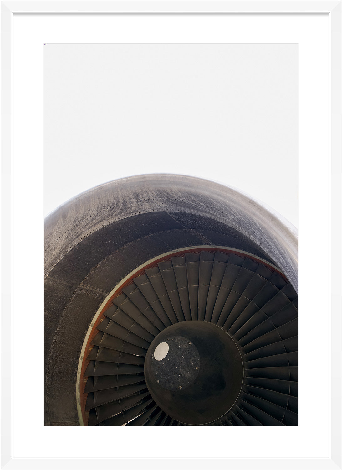 jet print white frame