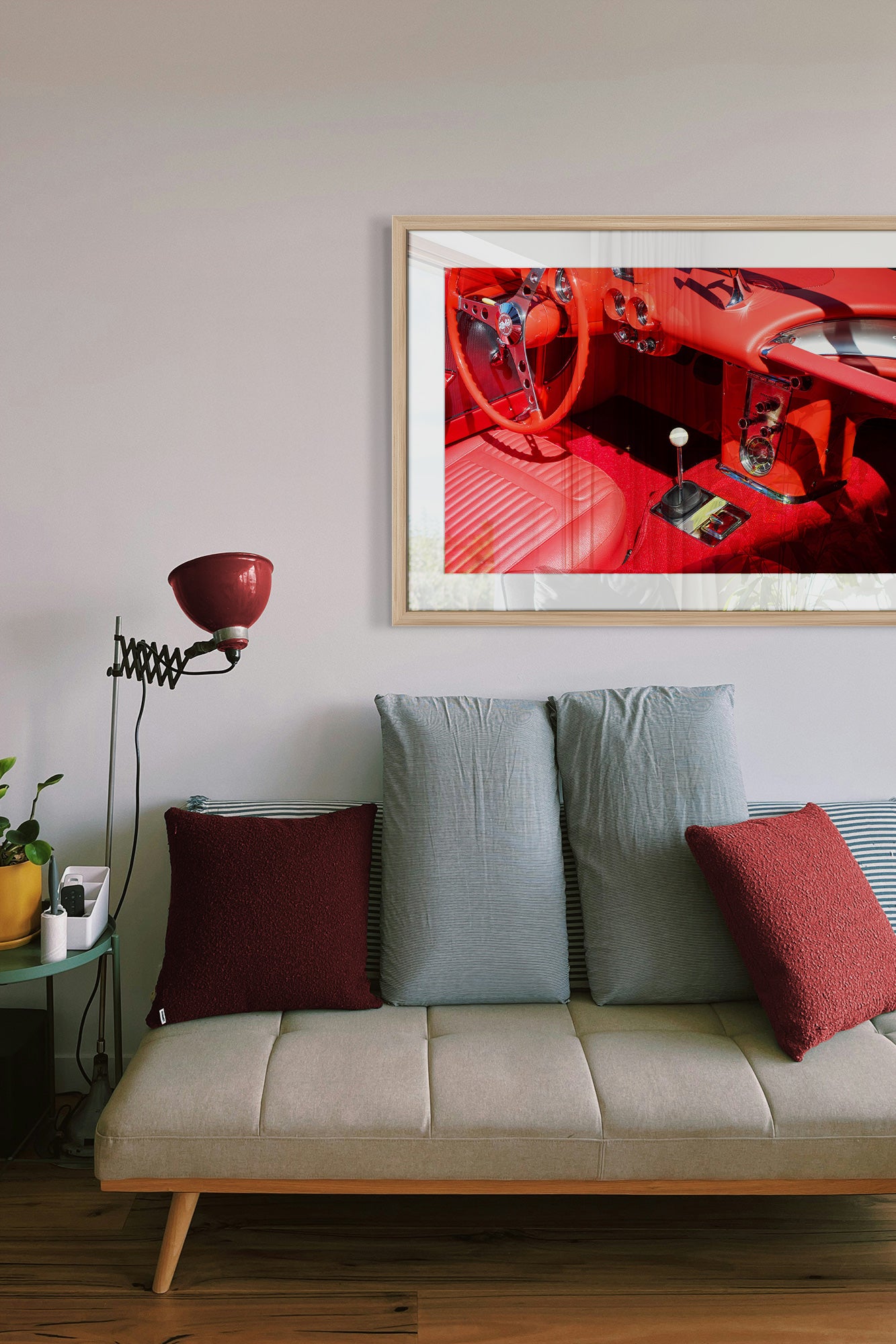 car interior print lifestyle image