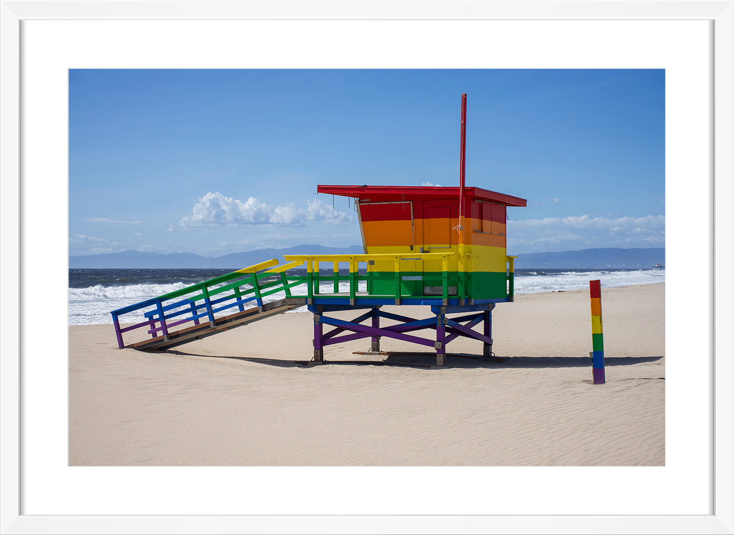 pride tower white frame