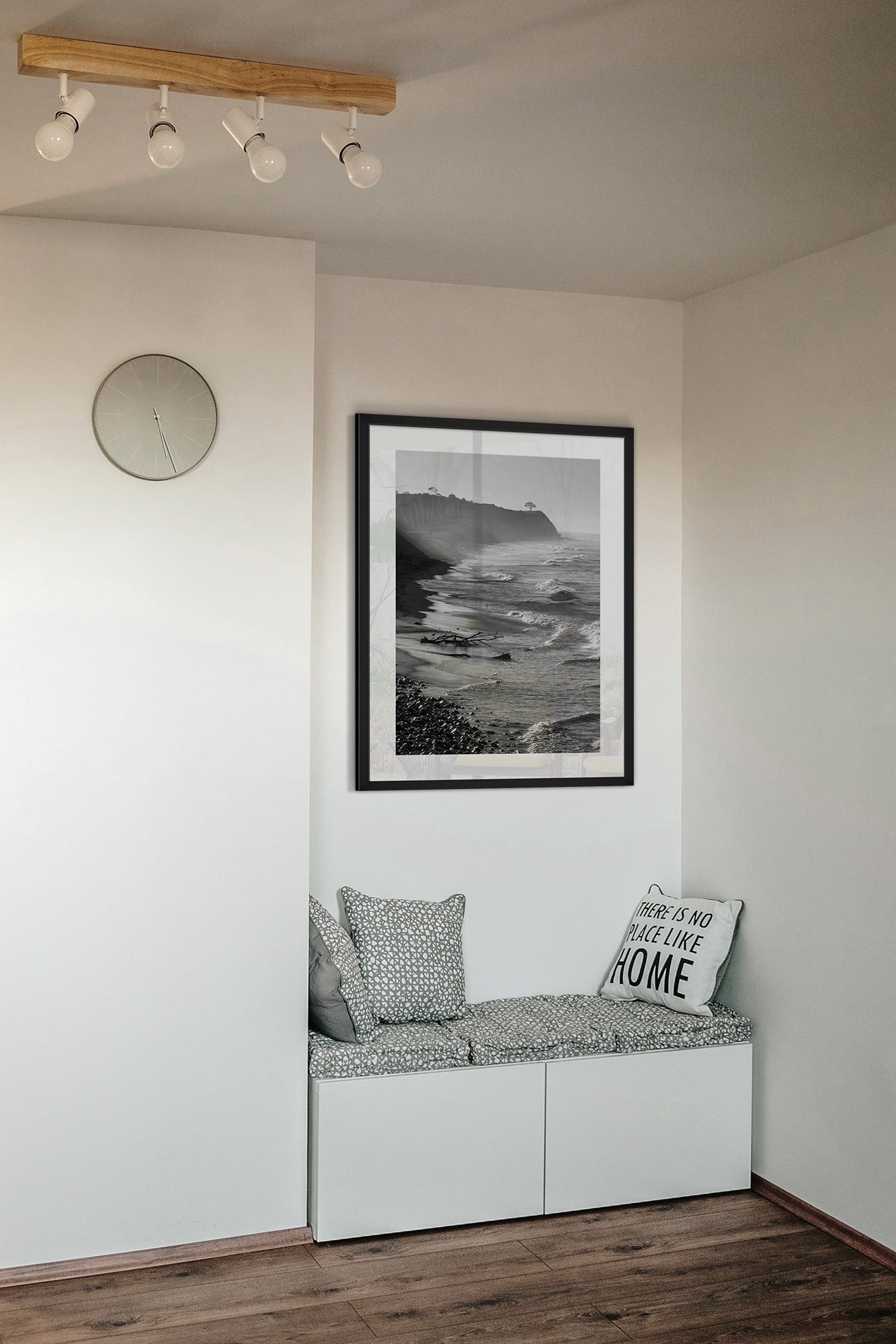 Santa Barbara coast print lifestyle image