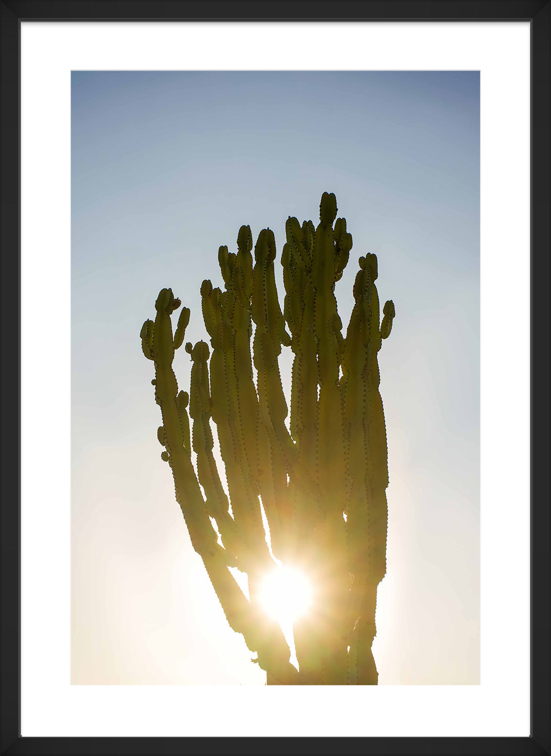 starburst black frame print 