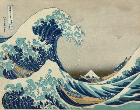 The Great Wave by Hokusai